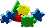 Foam Buddies Assorted(set of 50) 