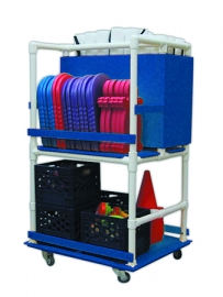 Pullbuoy and Kickboard Storage Cart