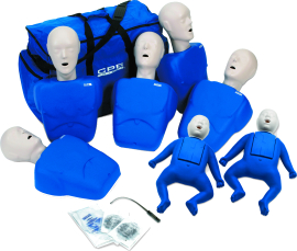 7-Pack (5 Adult/Child Manikins & 2 Infant Manikins)