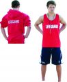 Lifeguard Tank Navy w/White